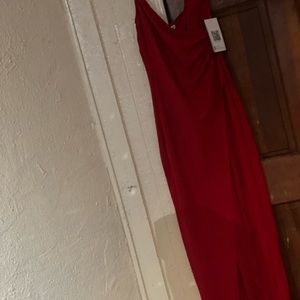 Red hot maxi dress for a date